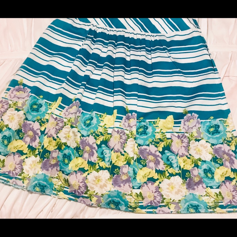 Florale Spring A-Line Bloom Skater Skirt